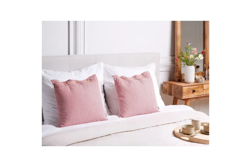 Prydnadskuddar Aalita set om 2 Fyrkantig - Fyrkantig - Textil & mattor - Kudde & kuddfodral - Prydnadskudde & soffkudde