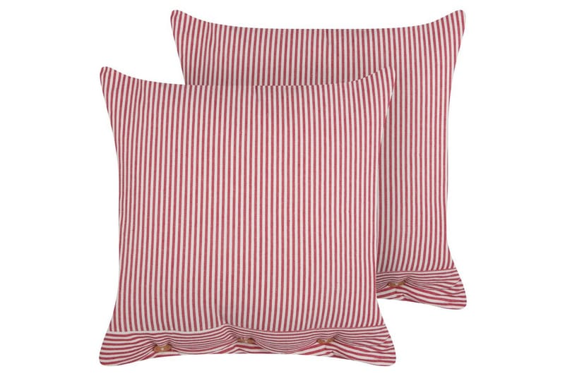 Prydnadskuddar Aalita set om 2 Fyrkantig - Fyrkantig - Textil & mattor - Kudde & kuddfodral - Prydnadskudde & soffkudde