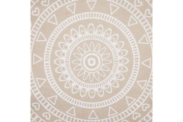 Prydnadskuddar Agrimony set om 2 Beige/vit - Beige/vit - Textil & mattor - Kudde & kuddfodral - Prydnadskudde & soffkudde