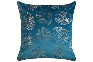 Prydnadskuddar Deliciosa set om 2 Blå/guld - Blå/guld - Textil & mattor - Kudde & kuddfodral - Prydnadskudde & soffkudde