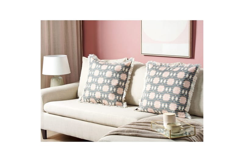 Prydnadskuddar Dianthus set om 2 - Textil & mattor - Kudde & kuddfodral - Prydnadskudde & soffkudde