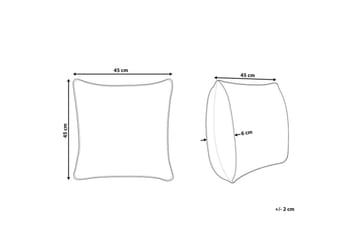 Prydnadskuddar Dicentra - Textil & mattor - Kudde & kuddfodral - Kudde utomhus
