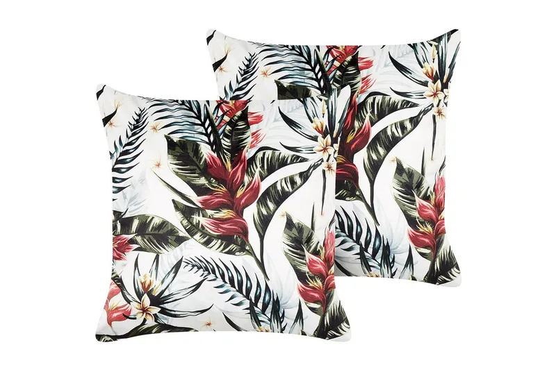 Prydnadskuddar Edelweiss set om 2