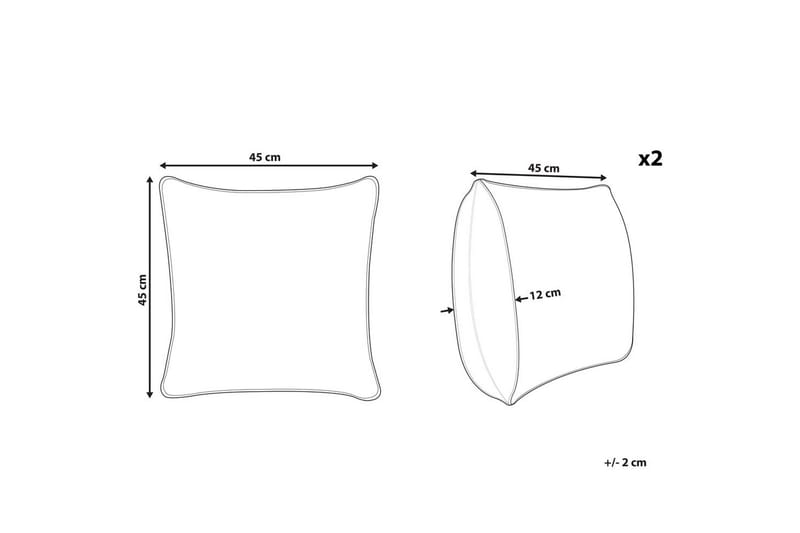 Prydnadskuddar Exacum set om 2 - Textil & mattor - Kudde & kuddfodral - Prydnadskudde & soffkudde
