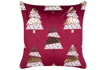 Prydnadskuddar Goldspruce set om 2 Röd/guld/vit - Röd/guld/vit - Textil & mattor - Kudde & kuddfodral - Prydnadskudde & soffkudde