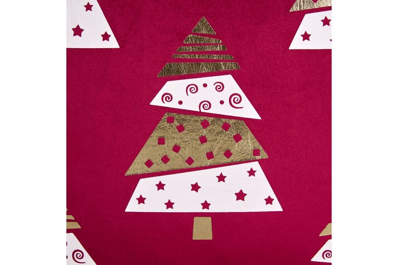 Prydnadskuddar Goldspruce set om 2 Röd/guld/vit - Röd/guld/vit - Textil & mattor - Kudde & kuddfodral - Prydnadskudde & soffkudde