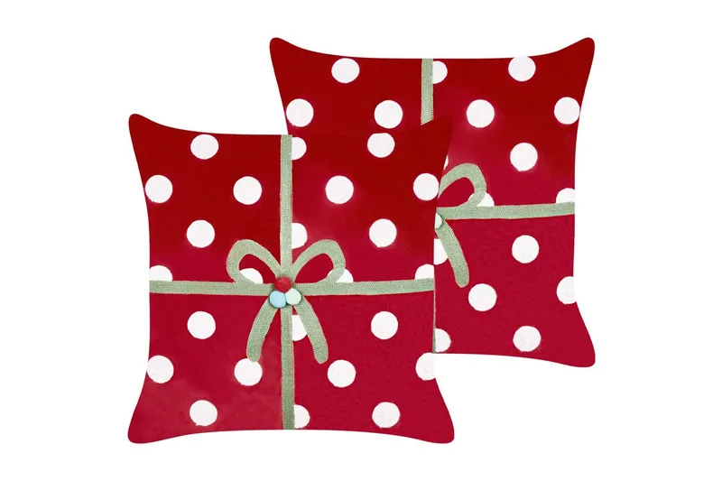 Prydnadskuddar Gumdrop set om 2