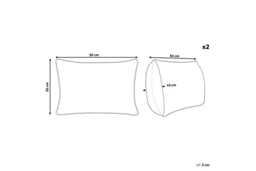 Prydnadskuddar Inula set om 2 - Textil & mattor - Kudde & kuddfodral - Kudde utomhus