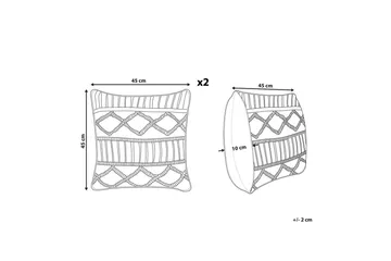 Prydnadskuddar Karatas set om 2 - Textil & mattor - Kudde & kuddfodral - Prydnadskudde & soffkudde