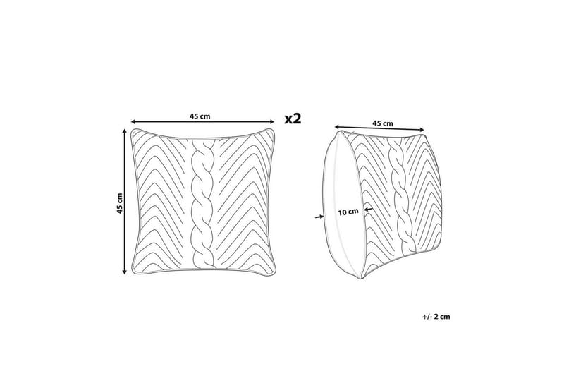 Prydnadskuddar Konni set om 2 - Textil & mattor - Kudde & kuddfodral - Prydnadskudde & soffkudde