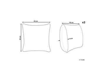 Prydnadskuddar Ladybird set om 2 - Textil & mattor - Kudde & kuddfodral - Prydnadskudde & soffkudde