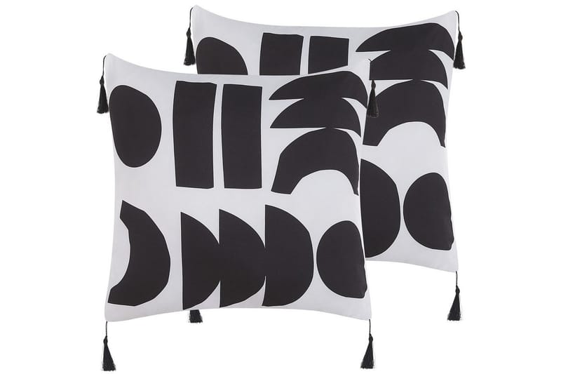 Prydnadskuddar Liriope set om 2 Fyrkantig - Fyrkantig - Textil & mattor - Kudde & kuddfodral - Prydnadskudde & soffkudde