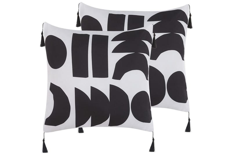 Prydnadskuddar Liriope set om 2 Fyrkantig, Fyrkantig