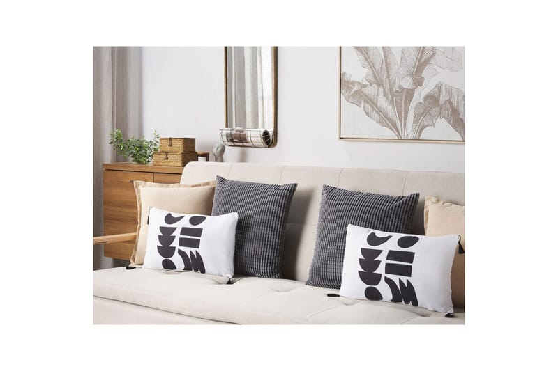 Prydnadskuddar Liriope set om 2 Rektangulär - Rektangulär - Textil & mattor - Kudde & kuddfodral - Prydnadskudde & soffkudde