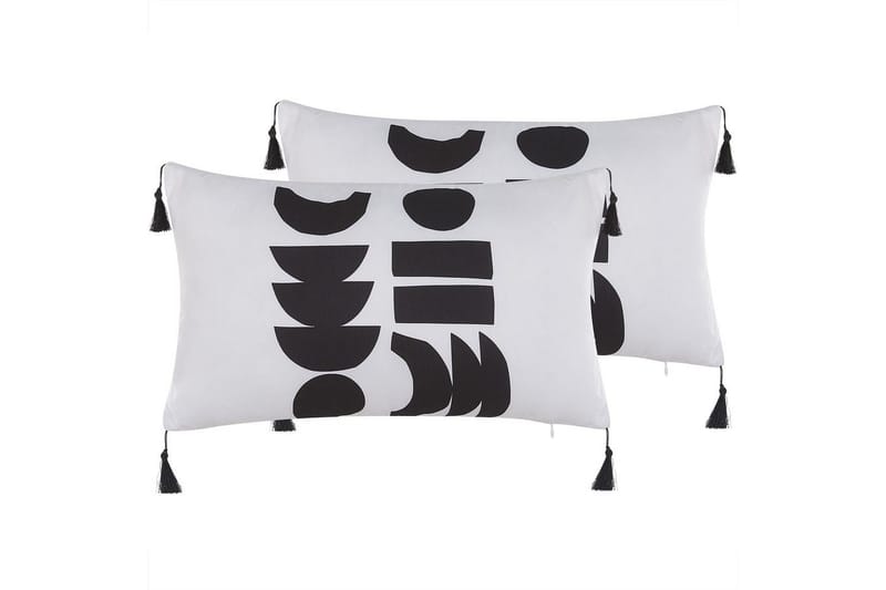 Prydnadskuddar Liriope set om 2 Rektangulär, Rektangulär