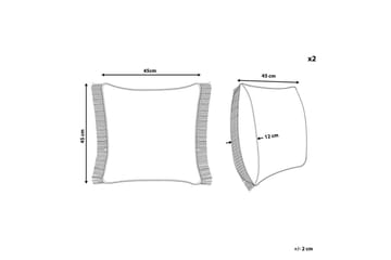 Prydnadskuddar Lonar set om 2 - Textil & mattor - Kudde & kuddfodral - Prydnadskudde & soffkudde
