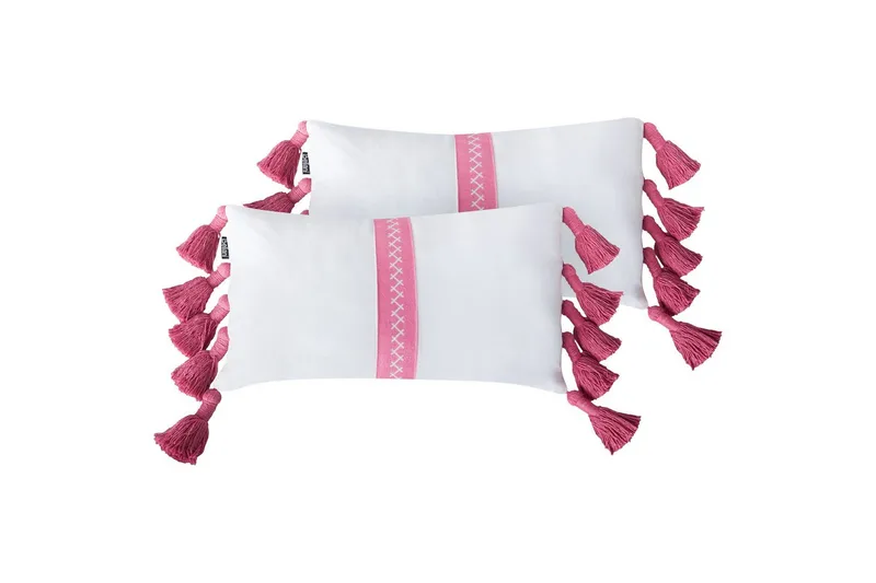 Prydnadskuddar Lovely set om 2