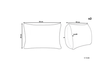 Prydnadskuddar Lovely set om 2 - Textil & mattor - Kudde & kuddfodral - Prydnadskudde & soffkudde