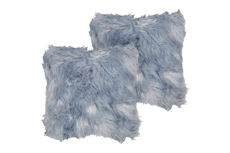 Prydnadskuddar Lubha set om 2 Blå/grå, Blå/grå