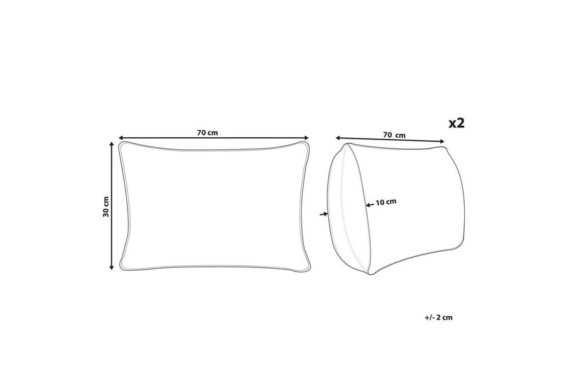 Prydnadskuddar Luina set om 2 - Textil & mattor - Kudde & kuddfodral - Prydnadskudde & soffkudde