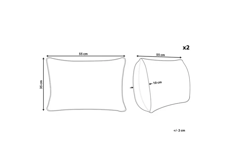 Prydnadskuddar Lythrum set om 2 - Textil & mattor - Kudde & kuddfodral - Prydnadskudde & soffkudde