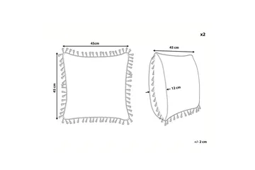 Prydnadskuddar Mallow set om 2 - Textil & mattor - Kudde & kuddfodral - Prydnadskudde & soffkudde