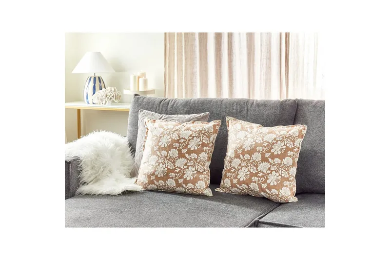 Prydnadskuddar Notelea set om 2 - Textil & mattor - Kudde & kuddfodral - Prydnadskudde & soffkudde