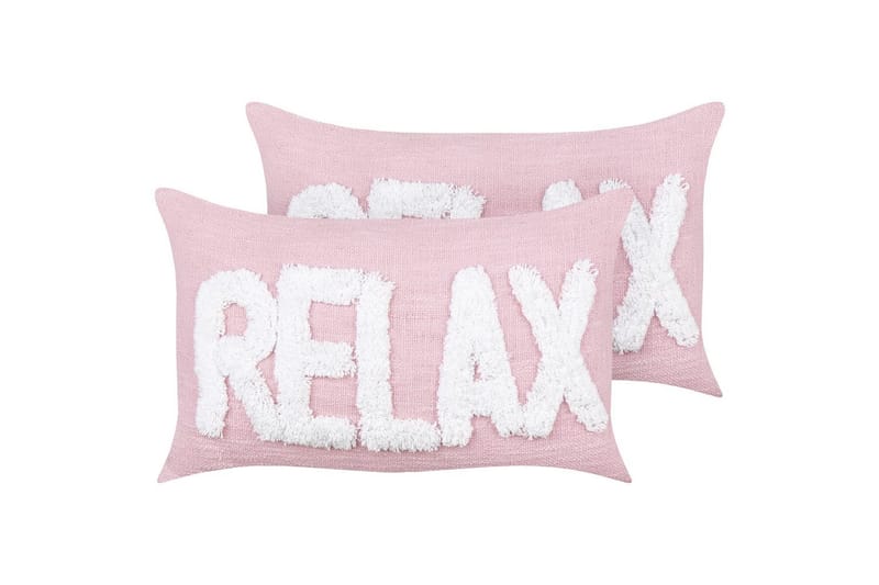 Prydnadskuddar Relaxify set om 2 - Textil & mattor - Kudde & kuddfodral - Prydnadskudde & soffkudde