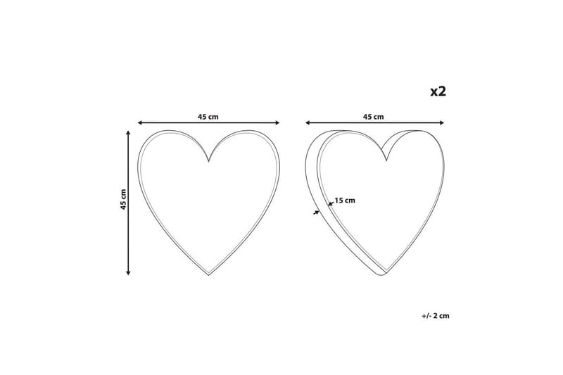 Prydnadskuddar Rubia set om 2 - Textil & mattor - Kudde & kuddfodral - Prydnadskudde & soffkudde