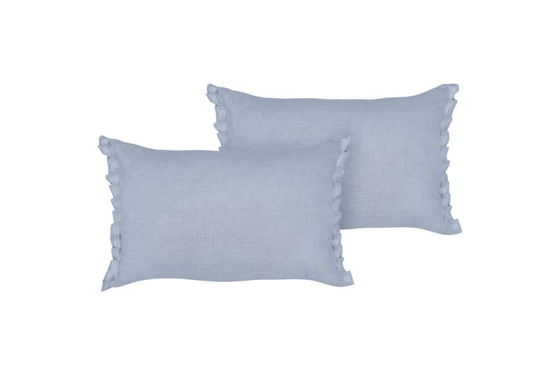 Prydnadskuddar Sassafras set om 2 Blå - Blå - Textil & mattor - Kudde & kuddfodral - Prydnadskudde & soffkudde