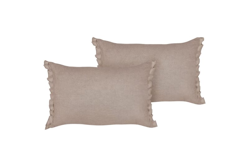 Prydnadskuddar Sassafras set om 2 Brun - Brun - Textil & mattor - Kudde & kuddfodral - Prydnadskudde & soffkudde