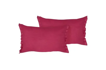 Prydnadskuddar Sassafras set om 2 Röd - Röd - Textil & mattor - Kudde & kuddfodral - Prydnadskudde & soffkudde