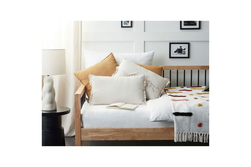 Prydnadskuddar Sassafras set om 2 Vit - Vit - Textil & mattor - Kudde & kuddfodral - Prydnadskudde & soffkudde