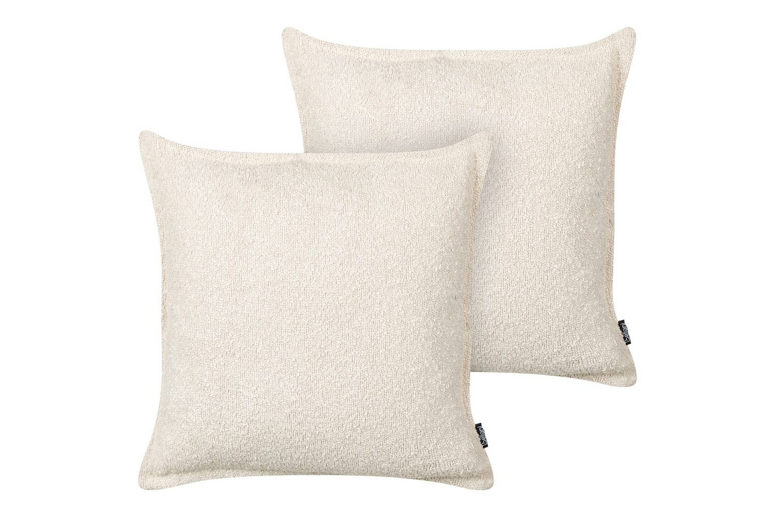 Prydnadskuddar Senecia set om 2 Ljusbeige Ljusbeige