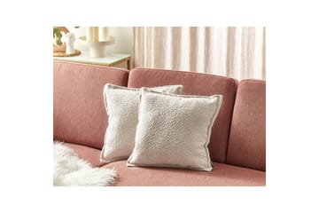 Prydnadskuddar Senecia set om 2 Ljusbeige - Ljusbeige - Textil & mattor - Kudde & kuddfodral - Prydnadskudde & soffkudde