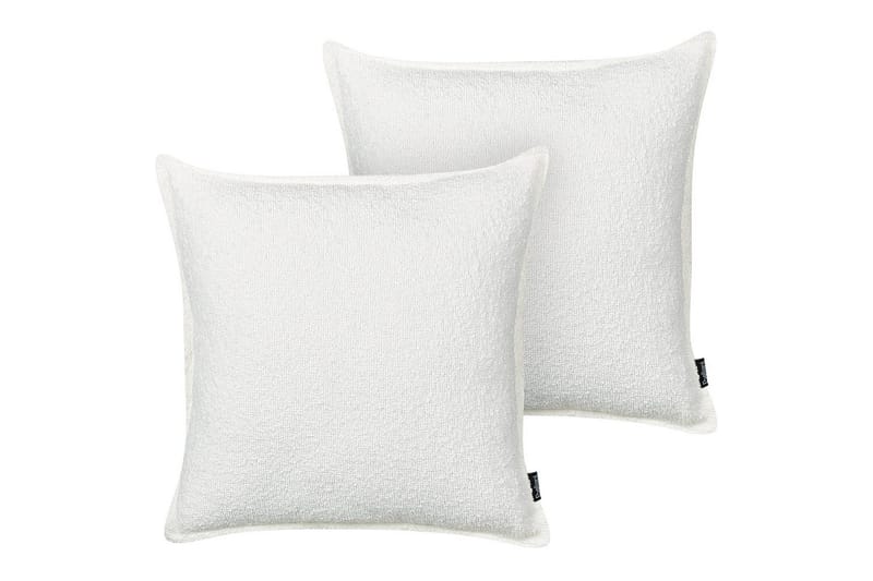 Prydnadskuddar Senecia set om 2 Vit - Vit - Textil & mattor - Kudde & kuddfodral - Prydnadskudde & soffkudde