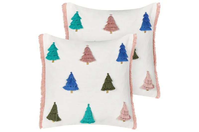 Prydnadskuddar Skimmia set om 2