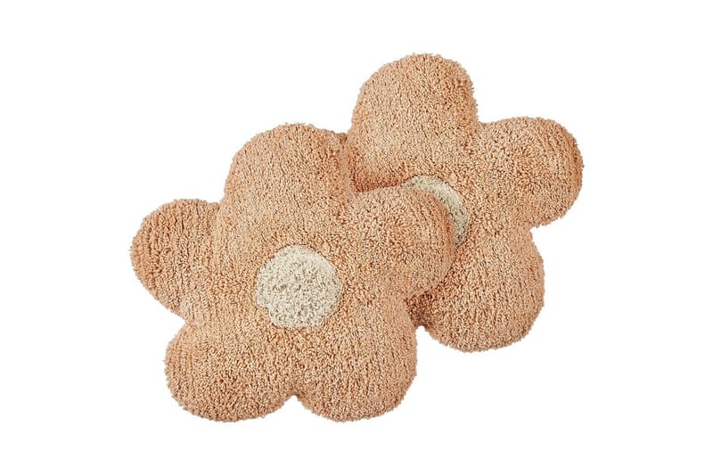 Prydnadskuddar Sorrel set om 2 Rosa/Beige/Vit - Rosa/Beige/Vit - Textil & mattor - Kudde & kuddfodral - Prydnadskudde & soffkudde