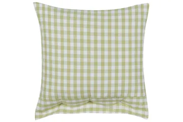 Prydnadskuddar Talya set om 2 Grönt/vitt/ljust trä, Fyrkantig - Grönt/vitt/ljust trä, Fyrkantig - Textil & mattor - Kudde & kuddfodral - Prydnadskudde & soffkudde