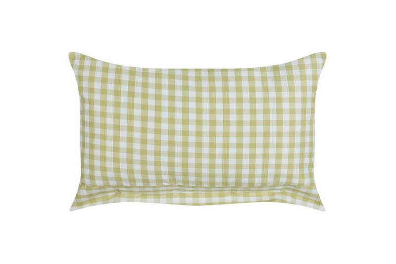 Prydnadskuddar Talya set om 2 Grönt/vitt/ljust trä, Rektangulär - Grönt/vitt/ljust trä, Rektangulär - Textil & mattor - Kudde & kuddfodral - Prydnadskudde & soffkudde