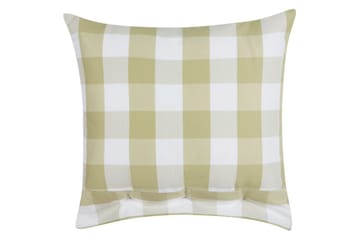 Prydnadskuddar Tamnine set om 2 Grön/Vit, Fyrkantig - Grön/Vit, Fyrkantig - Textil & mattor - Kudde & kuddfodral - Prydnadskudde & soffkudde