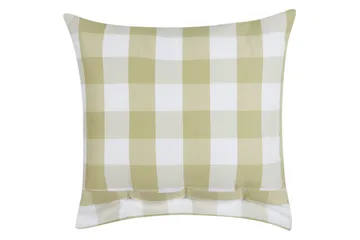 Prydnadskuddar Tamnine set om 2 Grön/Vit, Fyrkantig - Grön/Vit, Fyrkantig - Textil & mattor - Kudde & kuddfodral - Prydnadskudde & soffkudde