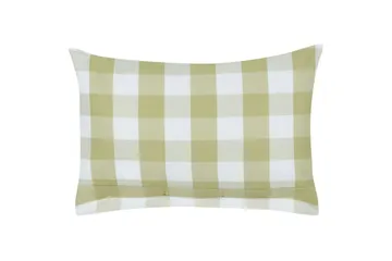 Prydnadskuddar Tamnine set om 2 Grön/Vit, Rektangulär - Grön/Vit, Rektangulär - Textil & mattor - Kudde & kuddfodral - Prydnadskudde & soffkudde