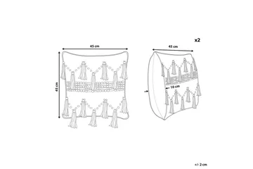 Prydnadskuddar Thondi set om 2 - Textil & mattor - Kudde & kuddfodral - Prydnadskudde & soffkudde