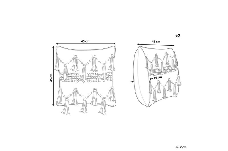 Prydnadskuddar Thondi set om 2 - Textil & mattor - Kudde & kuddfodral - Prydnadskudde & soffkudde