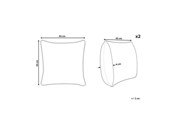 Prydnadskuddar Trachelium set om 2 - Textil & mattor - Kudde & kuddfodral - Prydnadskudde & soffkudde