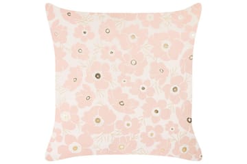Prydnadskuddar Triteleia set om 2 Rosa/guld/beige - Rosa/guld/beige - Textil & mattor - Kudde & kuddfodral - Prydnadskudde & soffkudde
