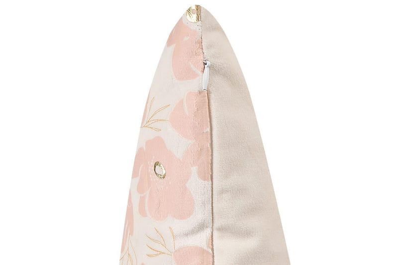 Prydnadskuddar Triteleia set om 2 Rosa/guld/beige - Rosa/guld/beige - Textil & mattor - Kudde & kuddfodral - Prydnadskudde & soffkudde
