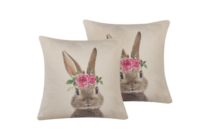Prydnadskuddar Tulipa set om 2 - Textil & mattor - Kudde & kuddfodral - Prydnadskudde & soffkudde