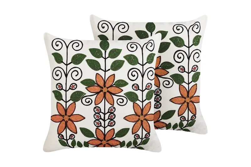 Prydnadskuddar Vellore set om 2